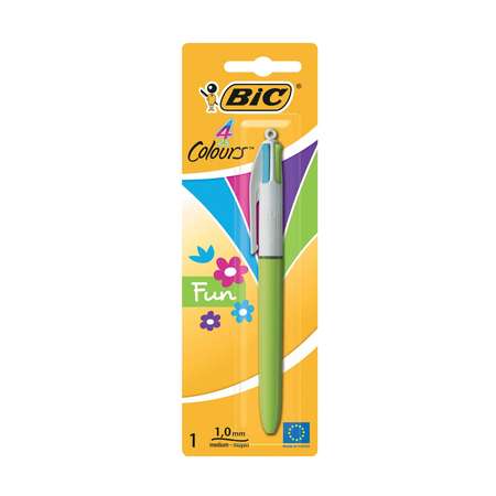 Ручка шариковая BIC 4 Colours Fun Fashion 887776