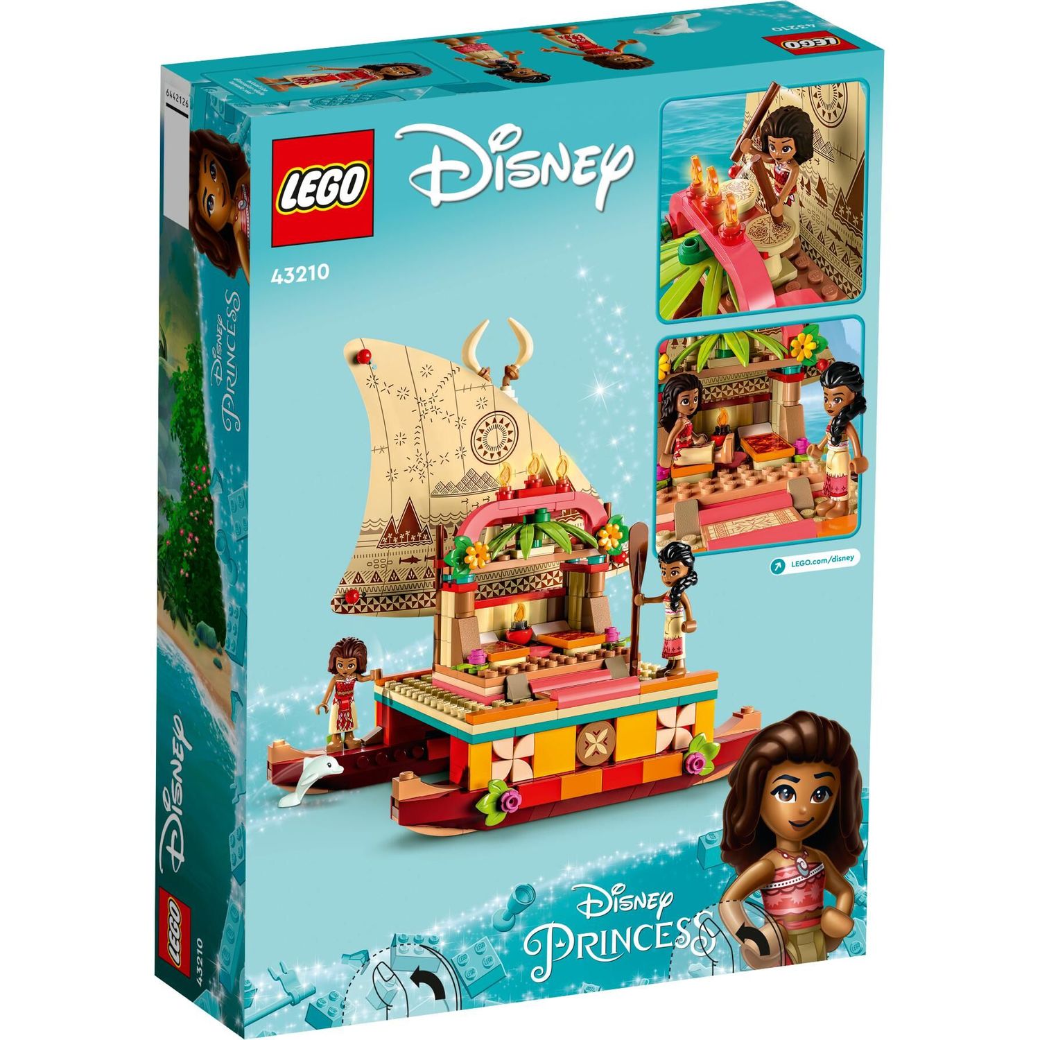 Конструктор LEGO Disney Princess Путеводная лодка Моаны 43210 - фото 6