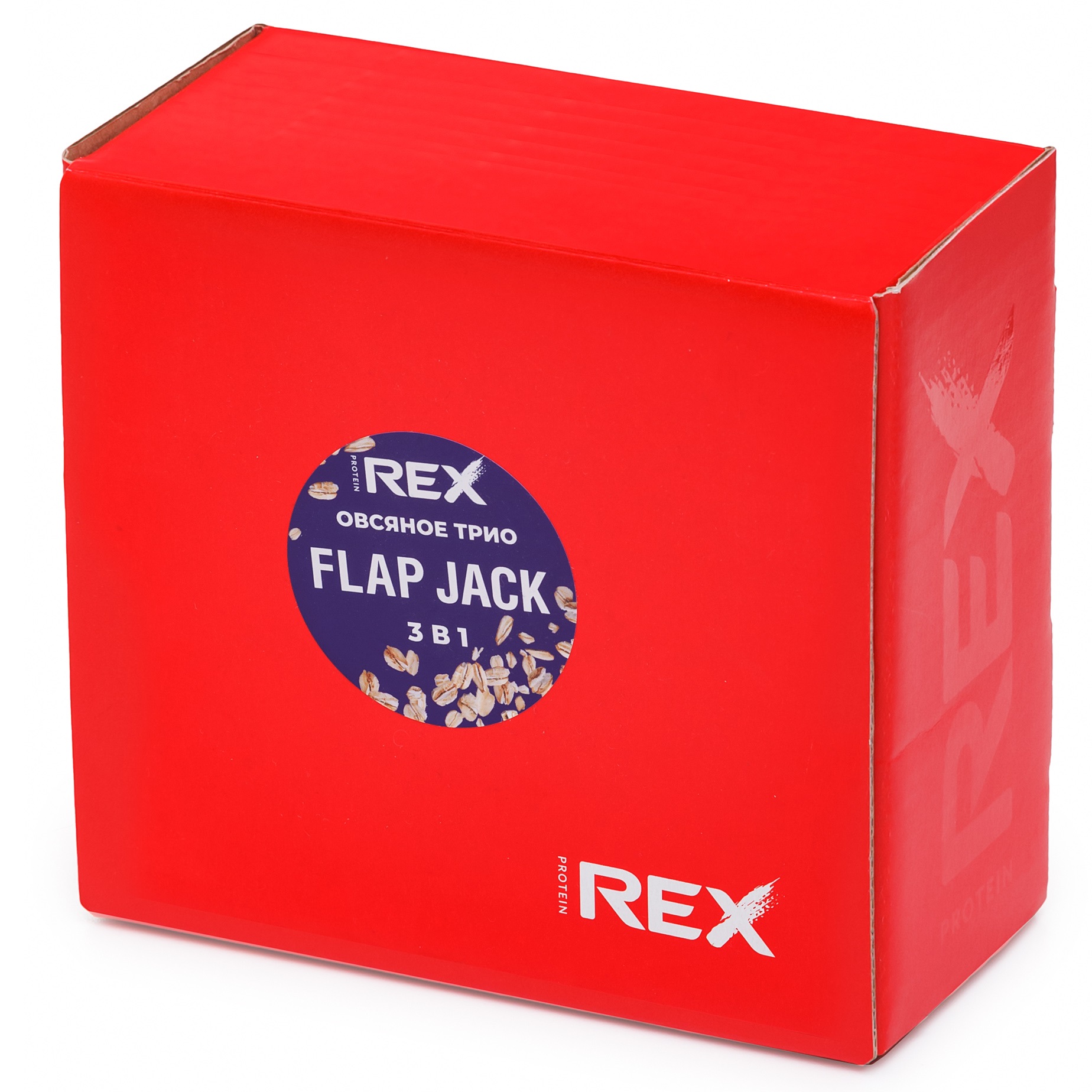 Печенье протеиновое ProteinRex Овсяные FlapJack Ассорти мини 6шт - фото 2