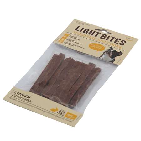 Лакомства для собак Light Bites 90г Стрипсы из кролика PM062 LIGHT BITES