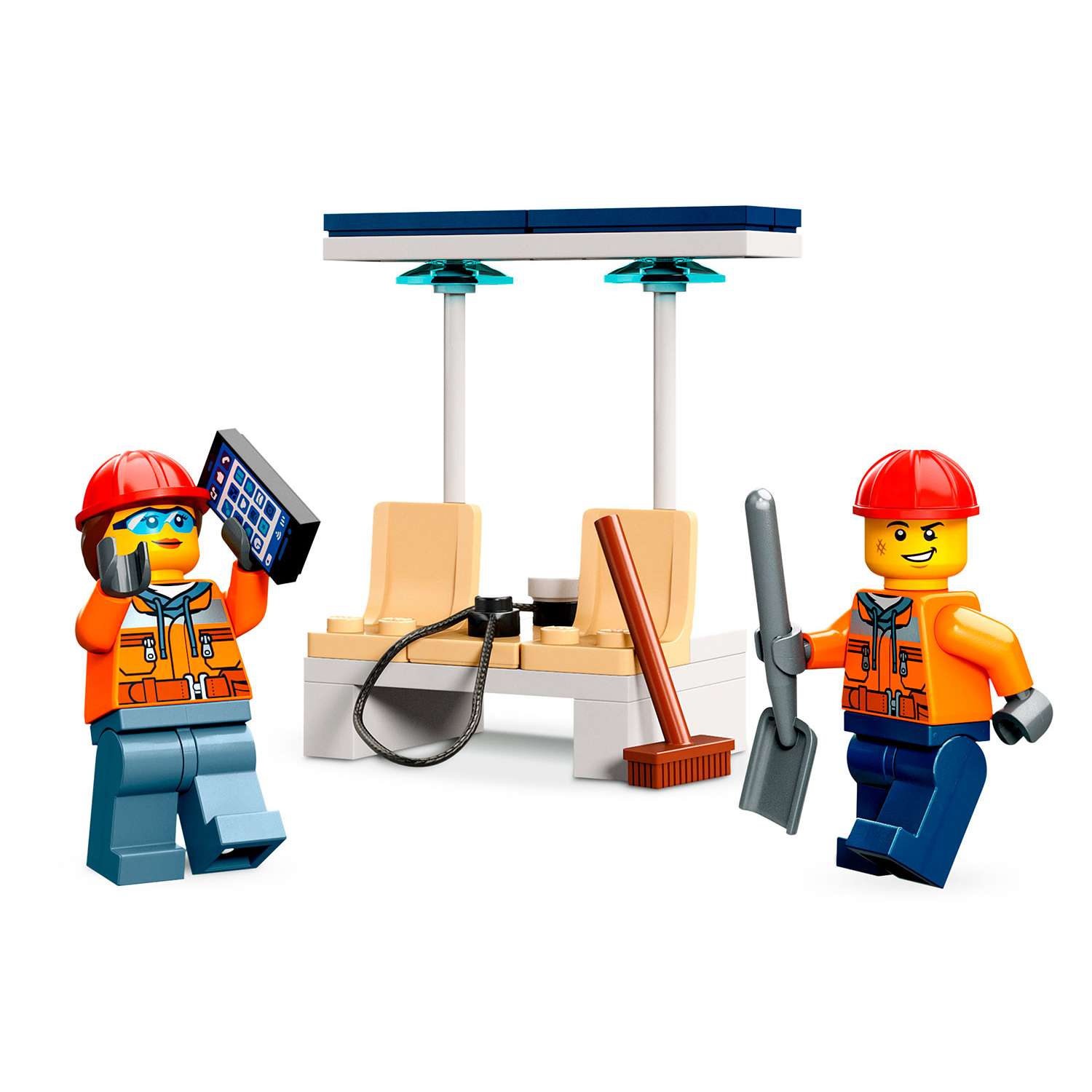 Конструктор детский LEGO City Строительный экскаватор 60385 - фото 4