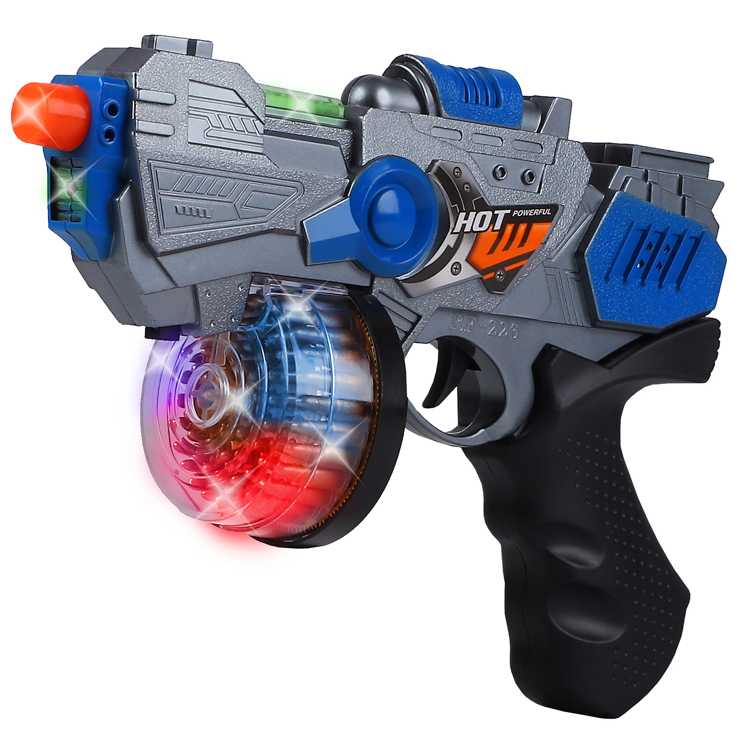 Игрушечное оружие Маленький Воин Пистолет на батарейках со звуком и светом JB0211467 - фото 5