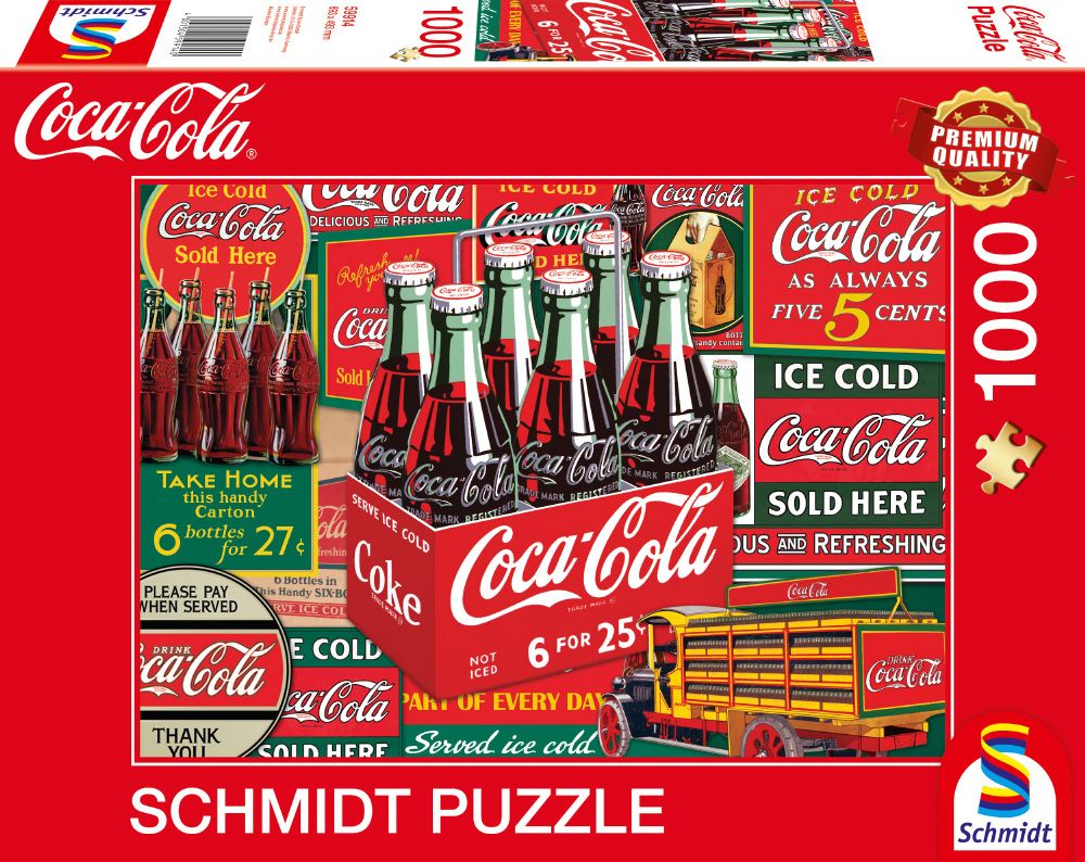 Пазл Schmidt Coca Cola Классика 1000 деталей