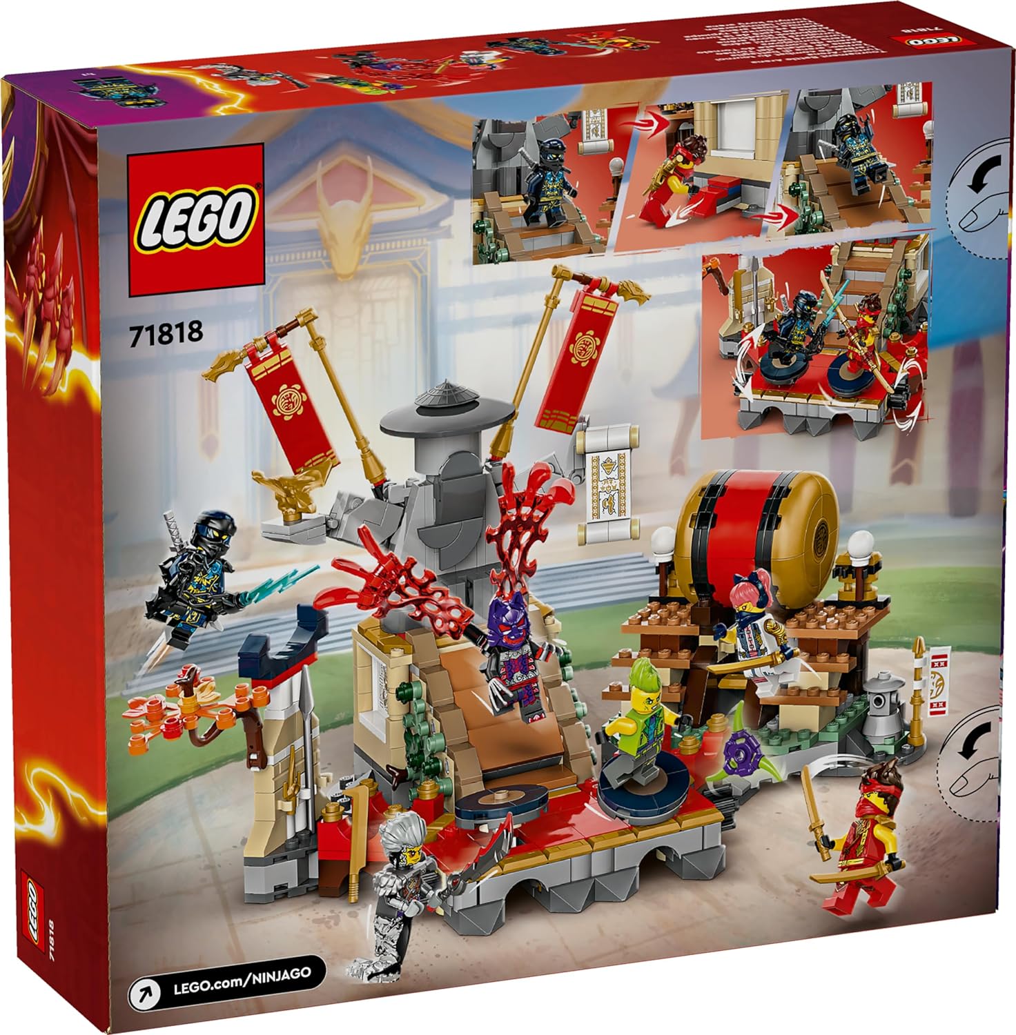 Конструктор LEGO Ninjago Турнирная боевая арена 71818 - фото 6