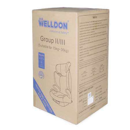 Автокресло Welldon Magic Nacre Fit Olive 2/3 (15-36 кг)