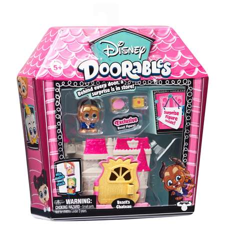 Мини-набор игровой Disney Doorables Красавица и Чудовище с 2 фигурками (Сюрприз) 69411