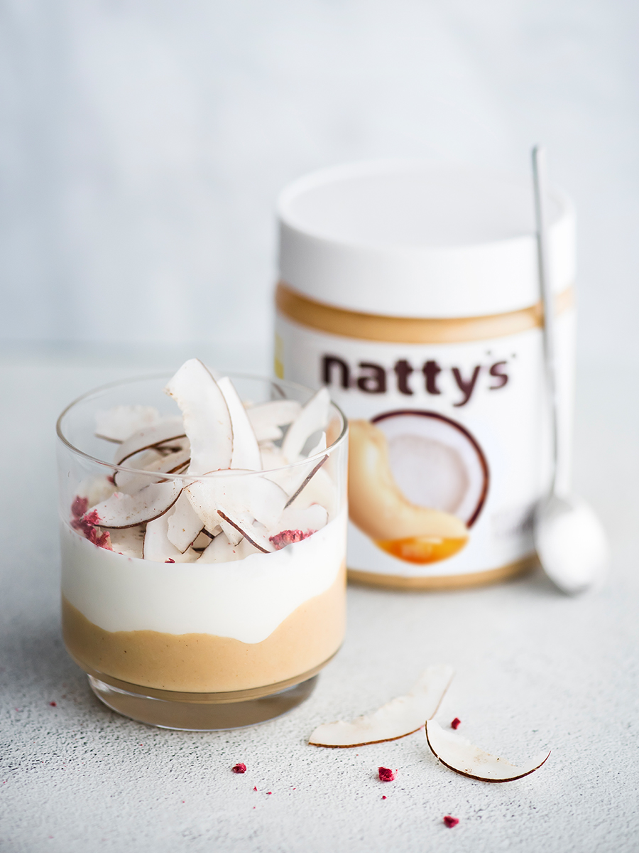 Паста кешью - кокосовая Nattys Whitey с мёдом 525 г - фото 4