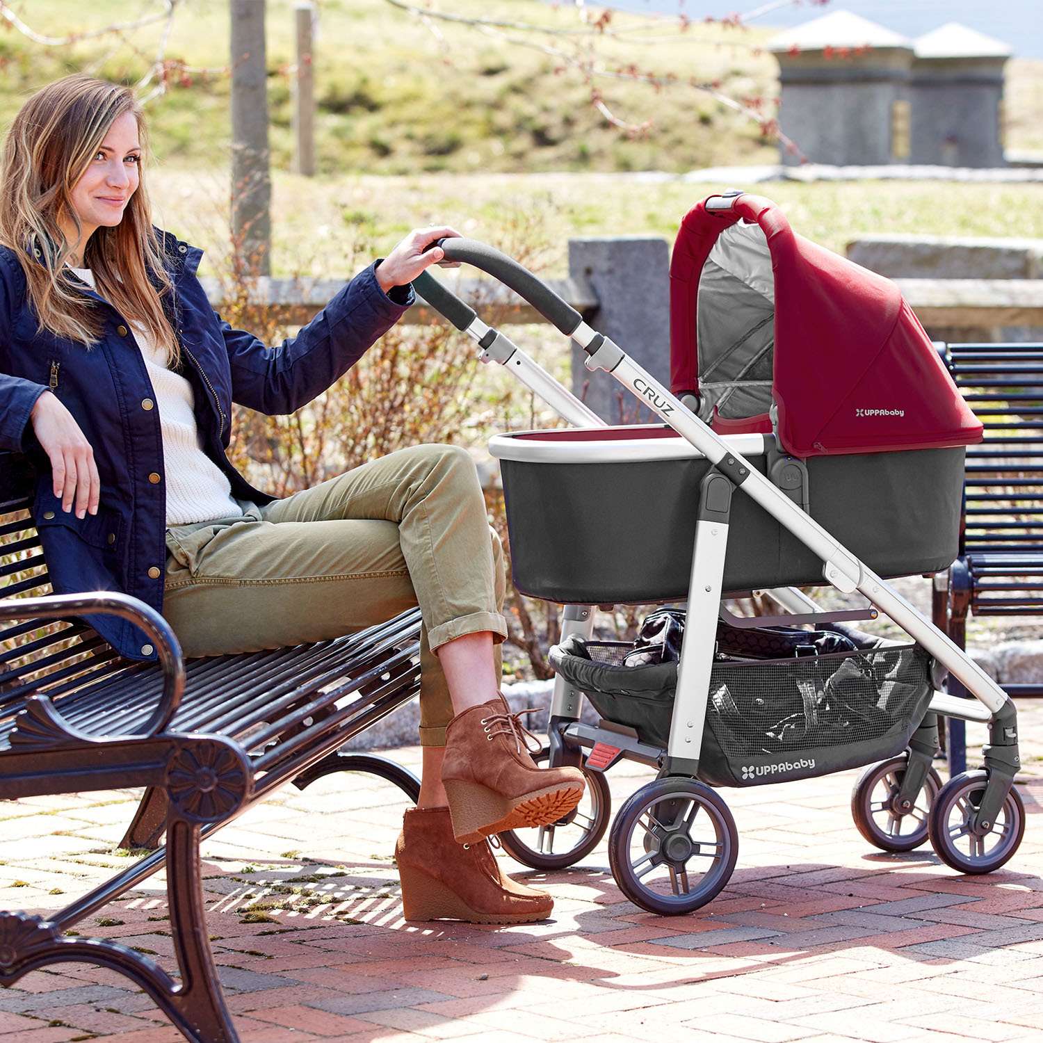 Люлька UPPAbaby Cruz и Vista Wine 0917-BAS-EU-DNS - фото 4