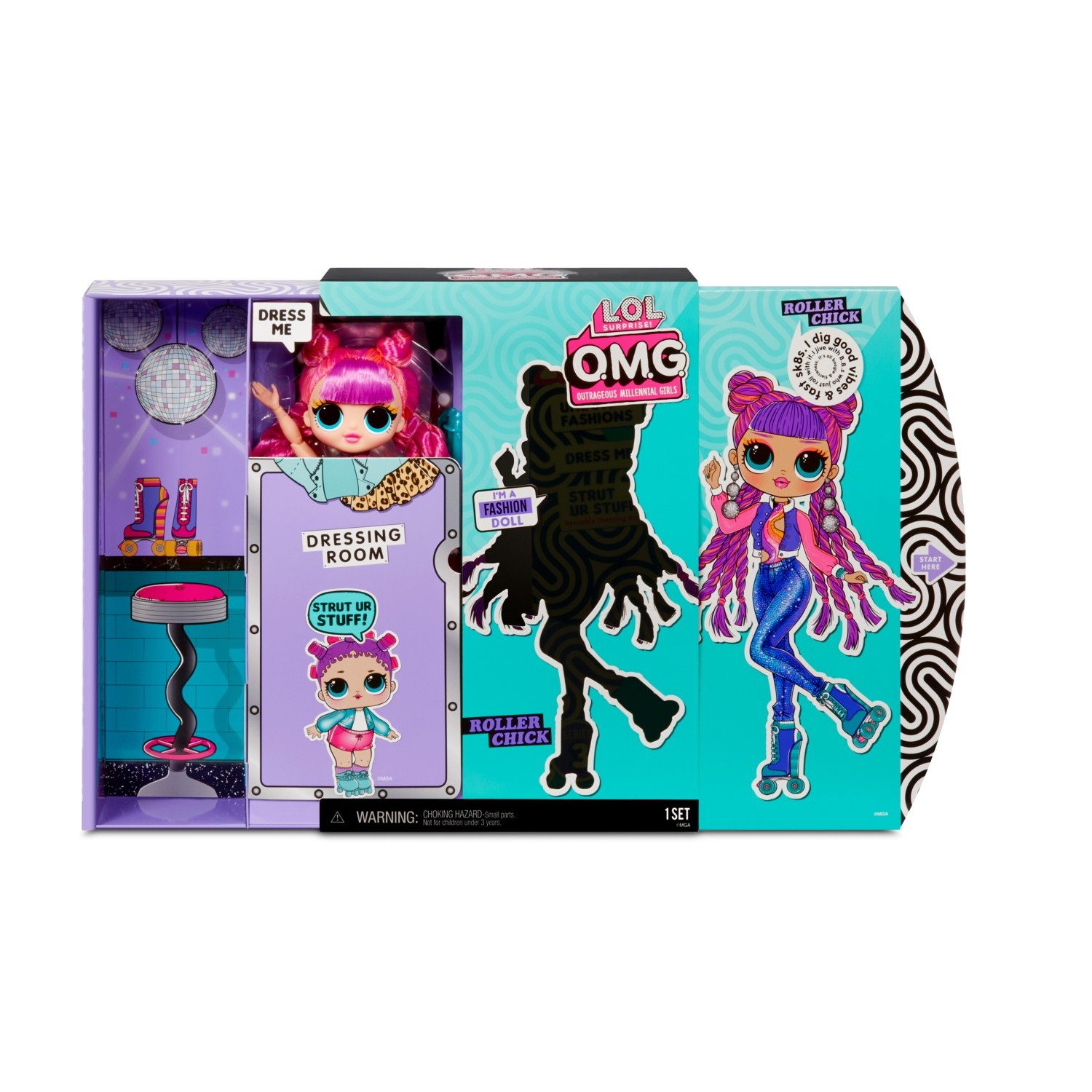 Кукла L.O.L. Surprise! OMG Disco Sk8er в непрозрачной упаковке (Сюрприз) 567196E7C 567196E7C - фото 8