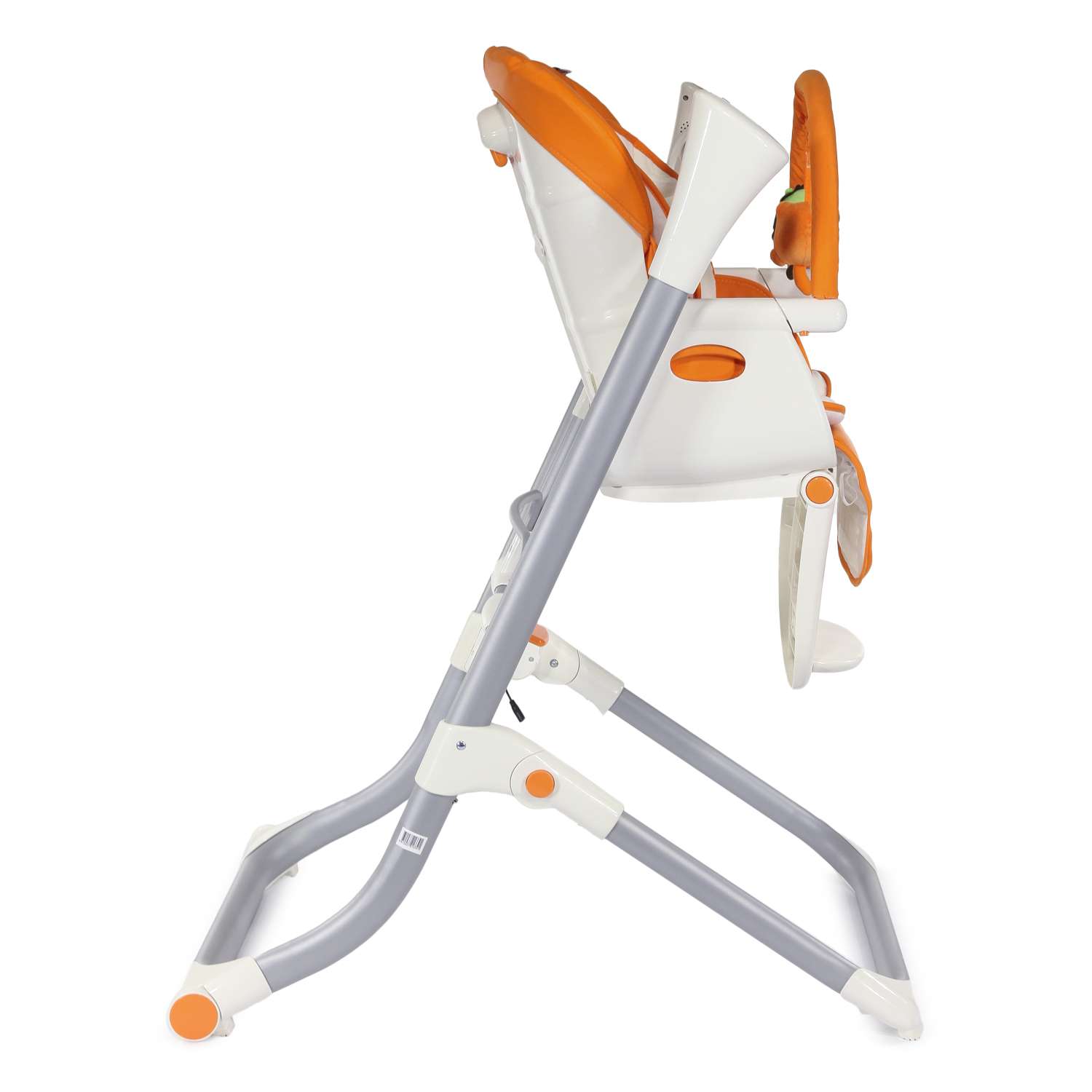 стульчик качели babyton 2в1 orange с пультом д у ty838