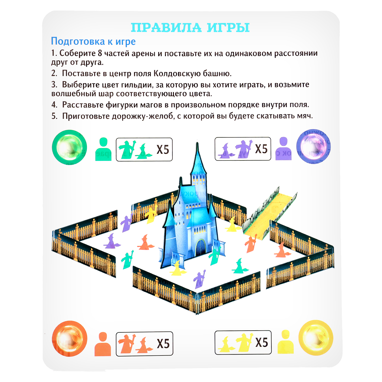 Настольная игра Лас Играс KIDS «Битва магов» 2-4 игроков 3+ - фото 15