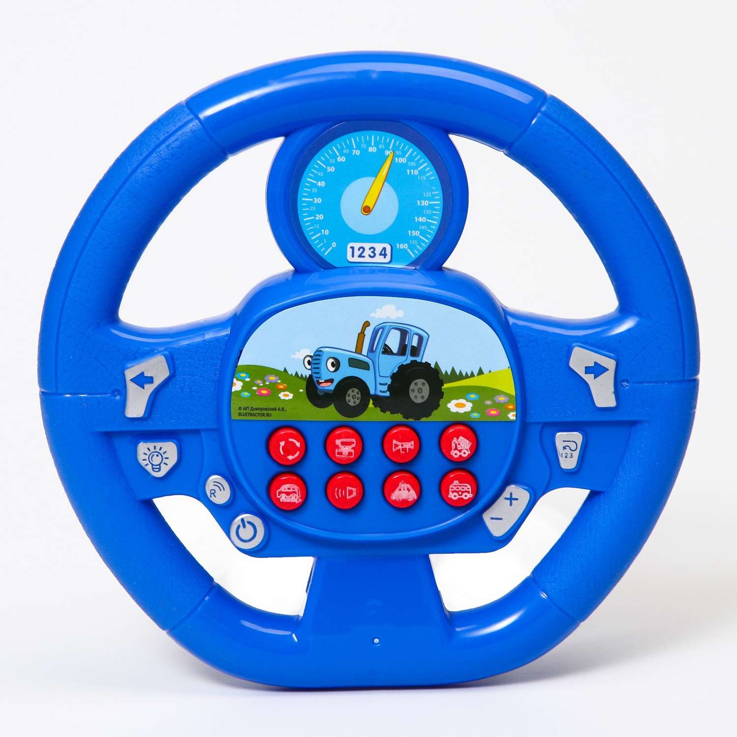 Музыкальный руль Синий трактор «Синий трактор» звук цвет синий - фото 1