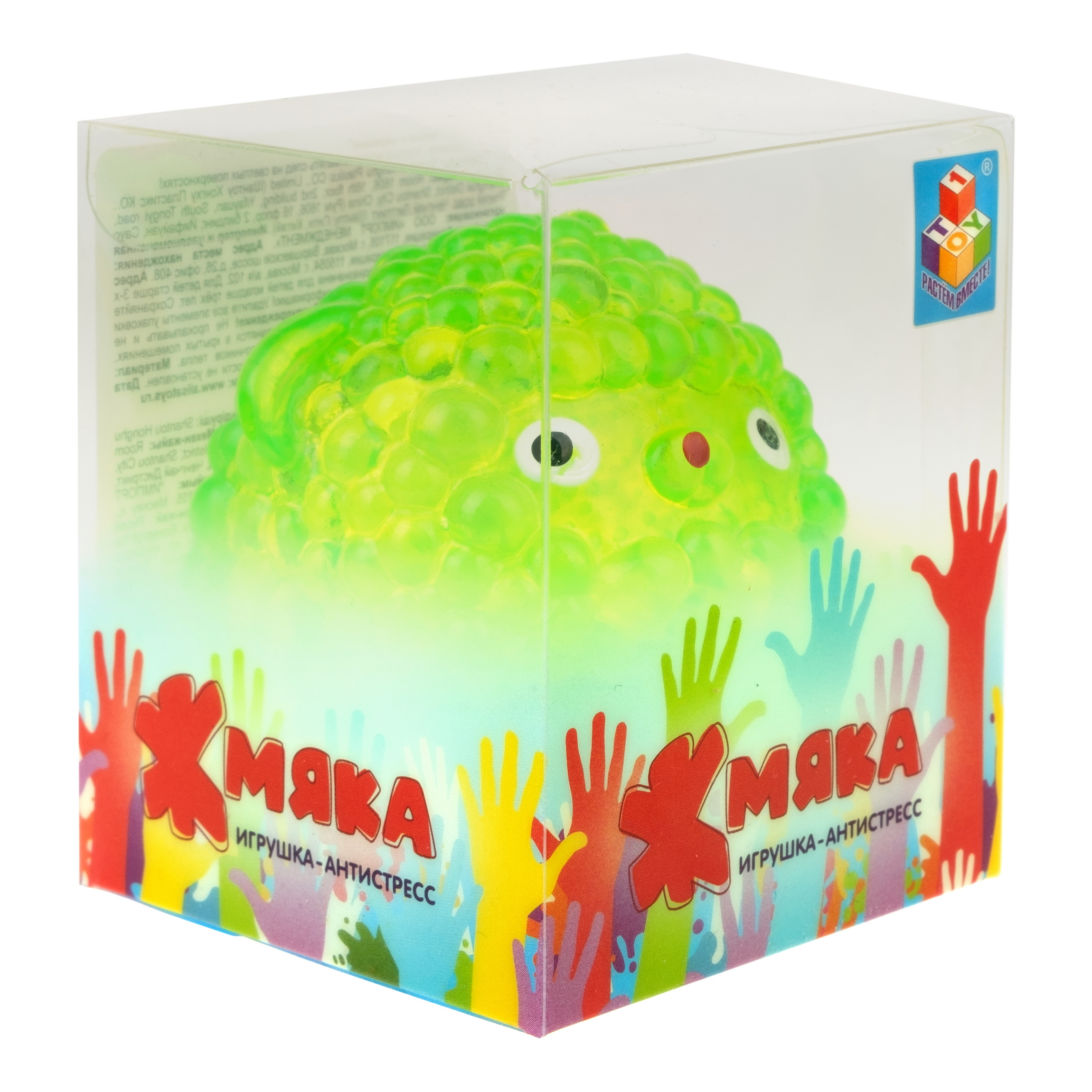 Игрушка Антистресс 1TOY Жмяка липучая овечка зеленый - фото 6