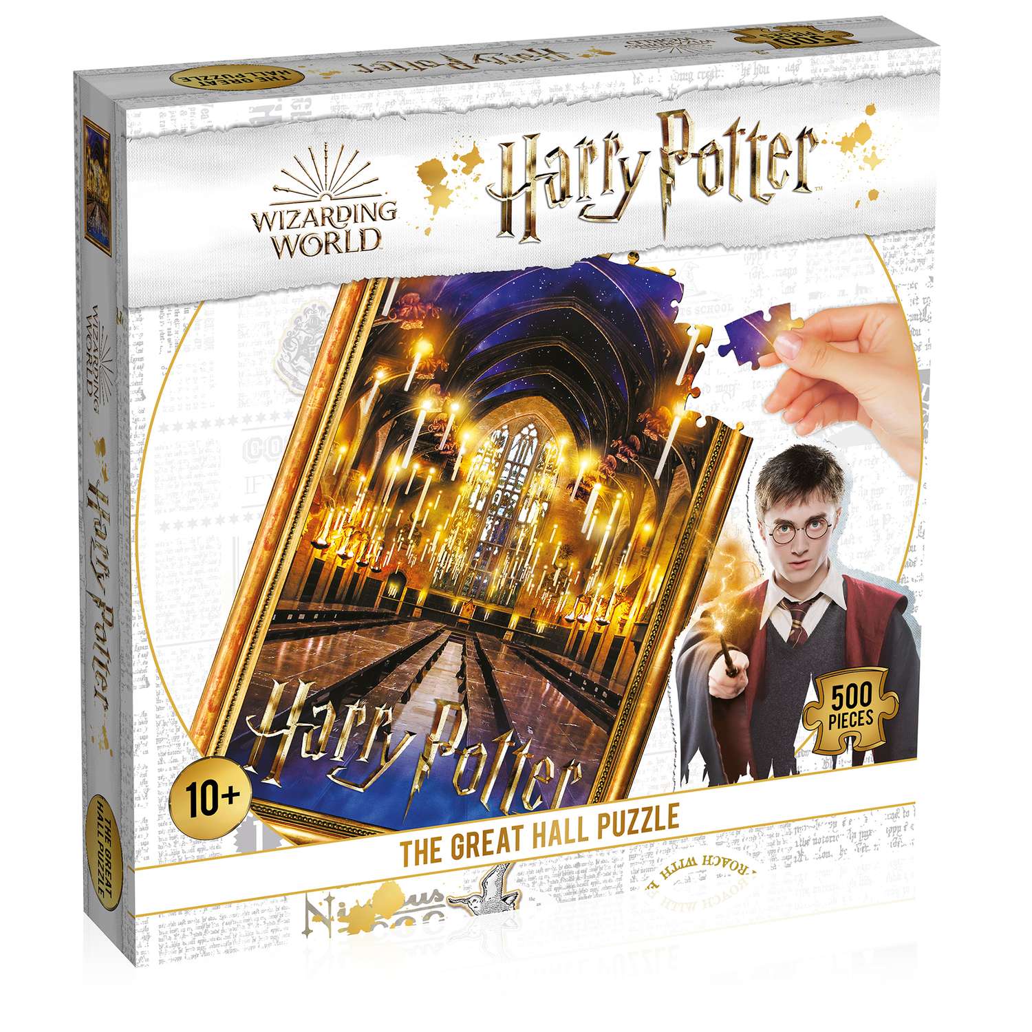 Пазл 500 деталей Winning Moves Гарри Поттер Большой зал Harry Potter Great Hall - фото 1