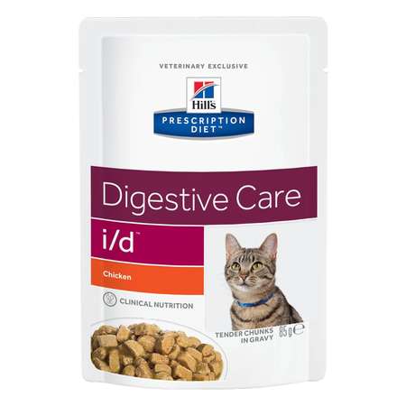 Корм для кошек HILLS 85г Prescription Diet i/d Digestive Care для здоровья ЖКТ с курицей пауч