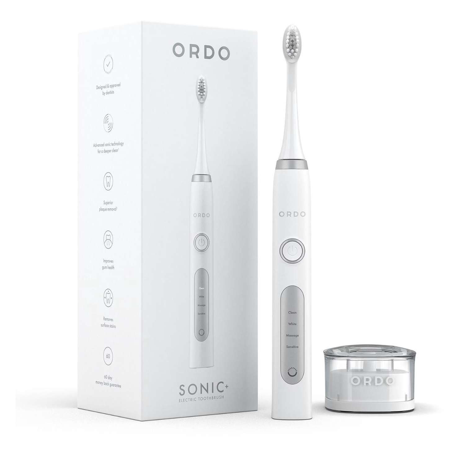 Электрическая зубная щетка ORDO SP2000-WS бело-серебристая - фото 9