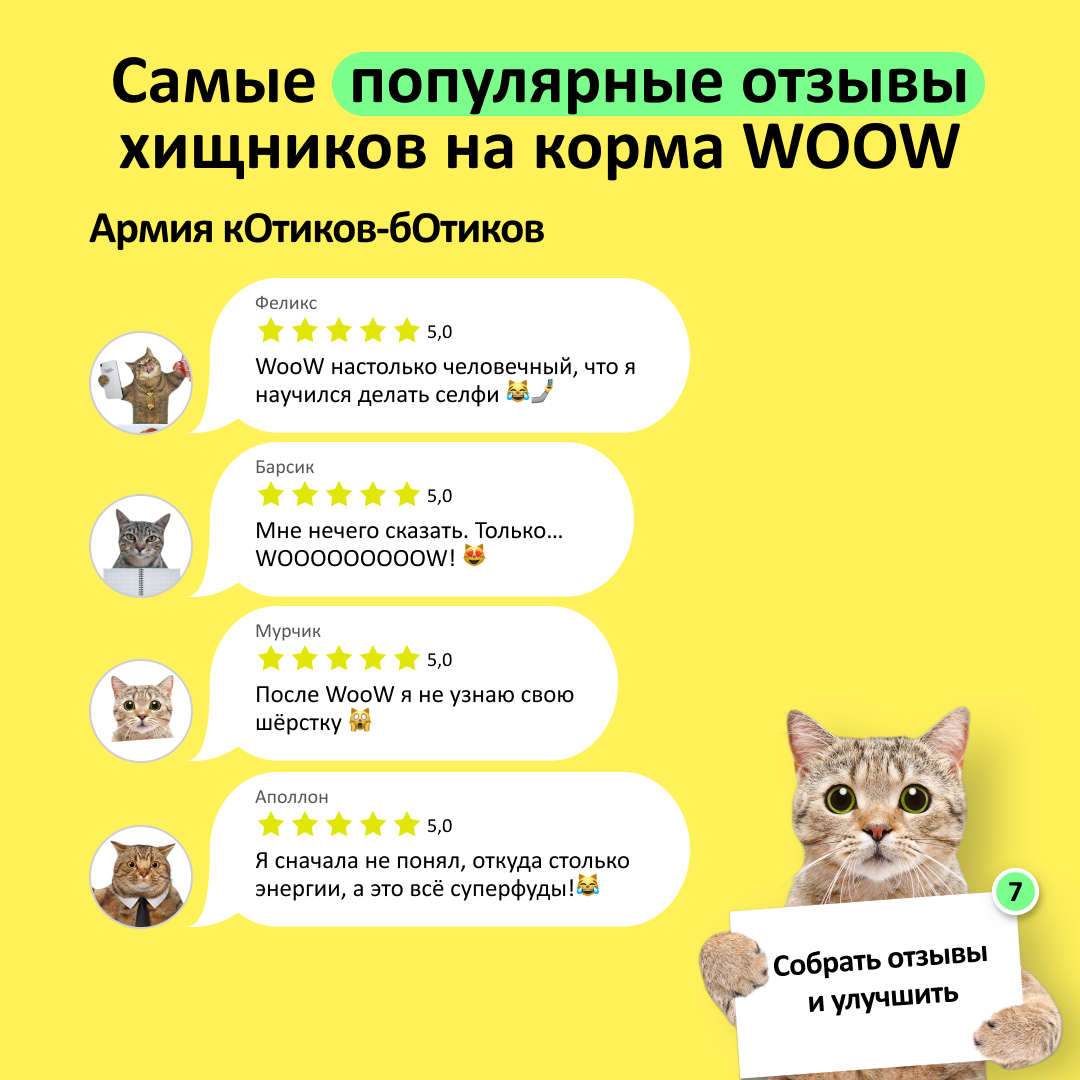 Влажный корм для кошек WOOW 1.2 кг (полнорационный) - фото 9