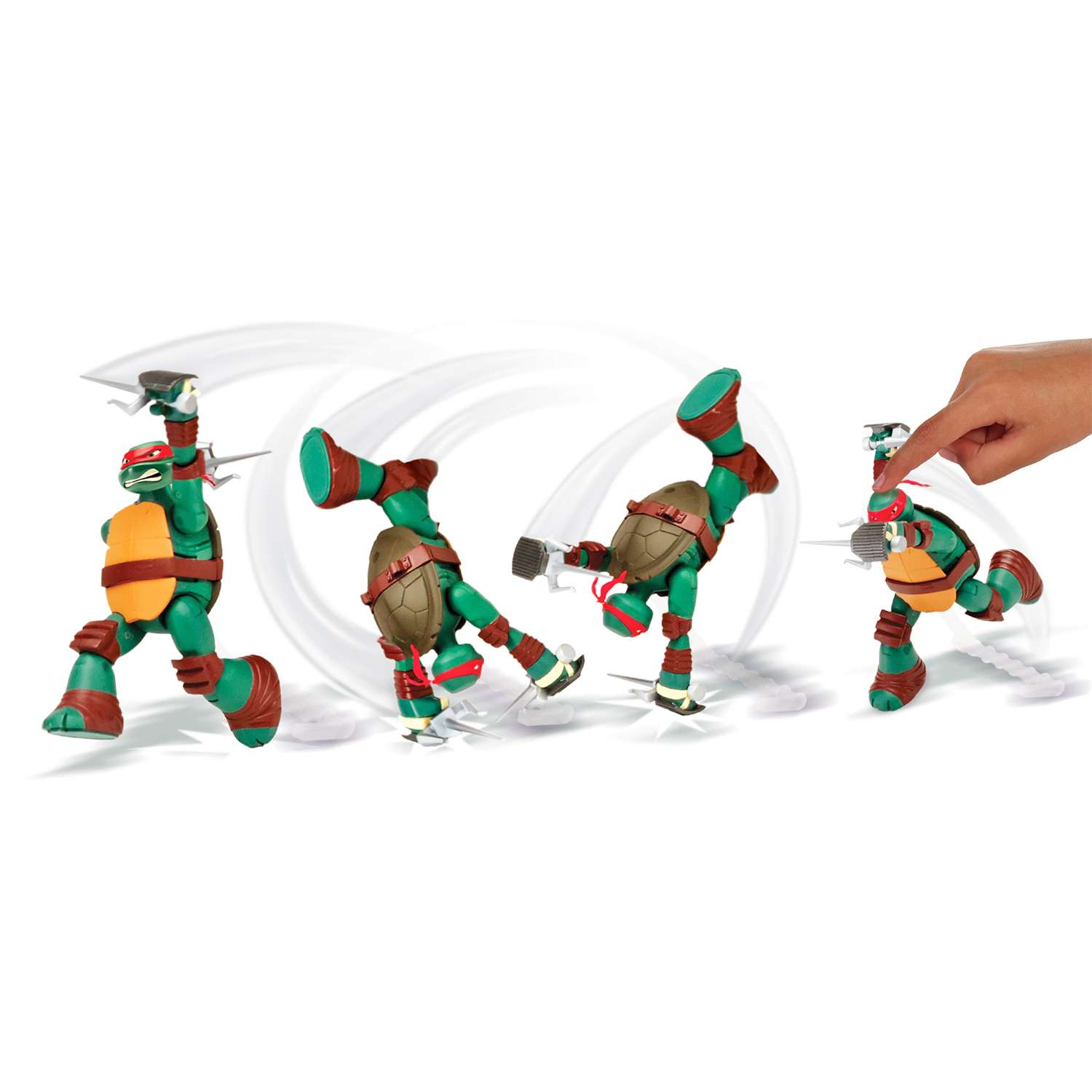 Заводная фигурка Ninja Turtles(Черепашки Ниндзя) Черепашка-ниндзя 15см - фото 6