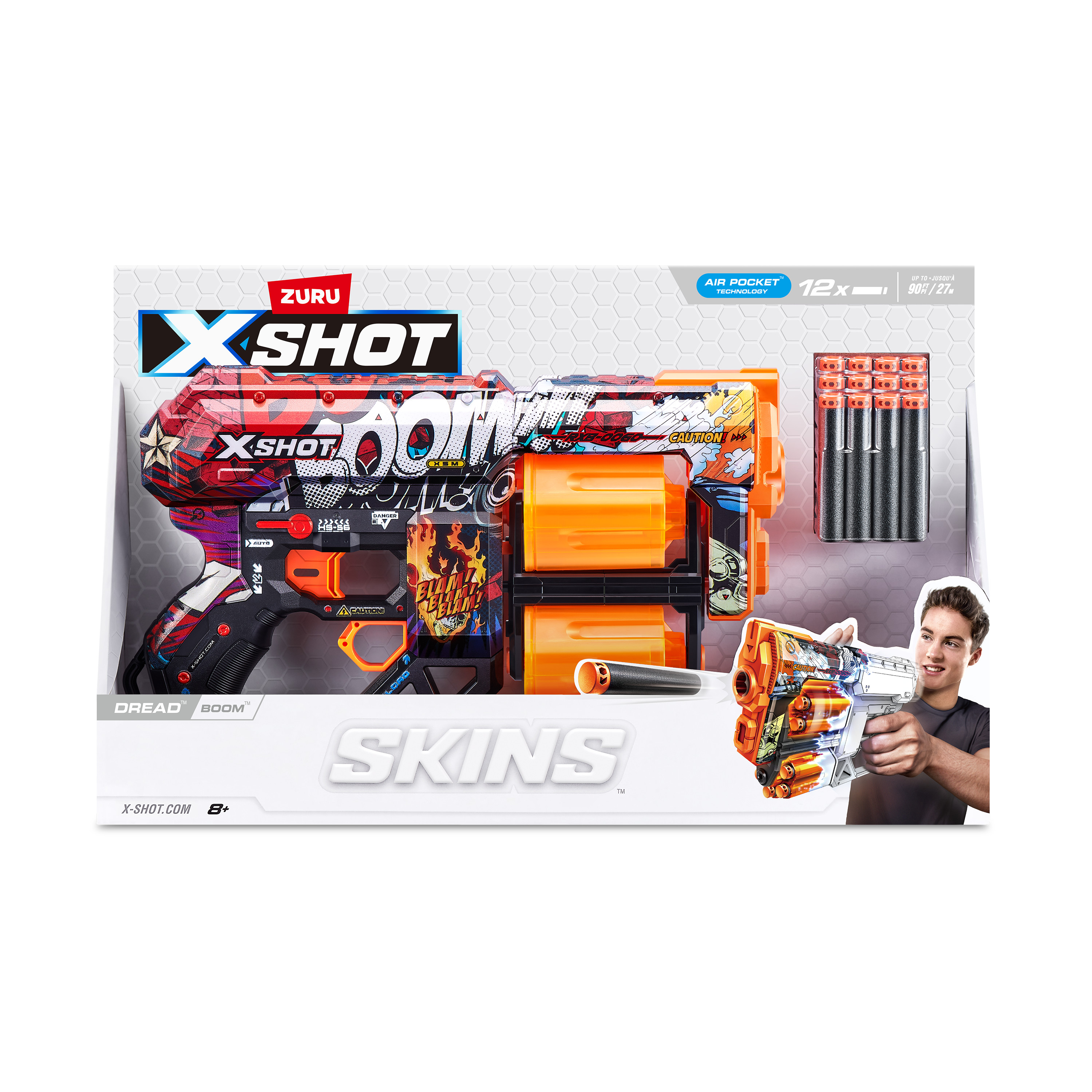 Набор для стрельбы XSHOT Скинс дред Бум 36517А - фото 10