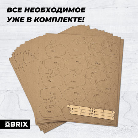 Конструктор QBRIX 3D картонный QBRIX Эмодзи Ver. 4 20091