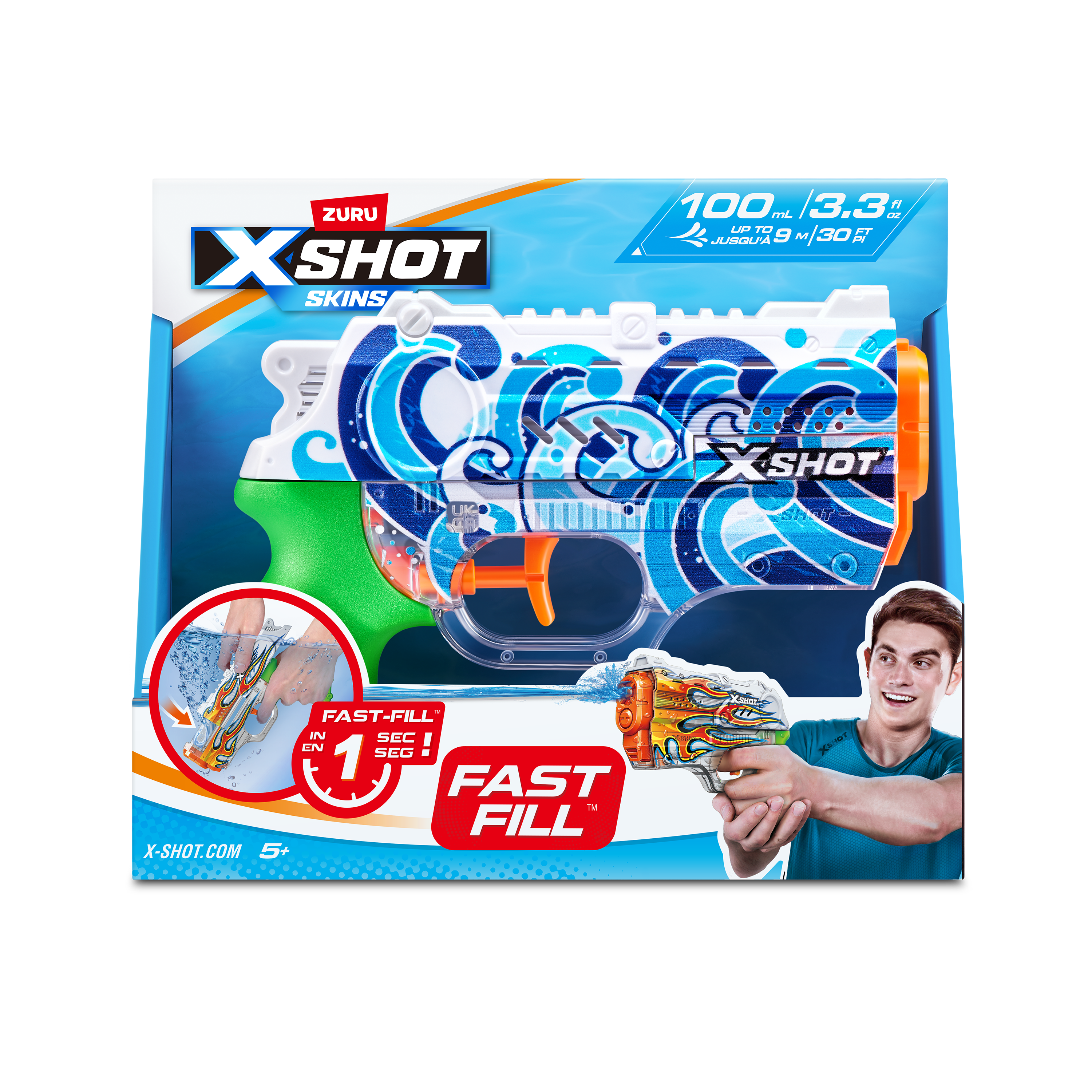 Бластер водный Zuru XSHOT  Skins Water в ассортименте - фото 11