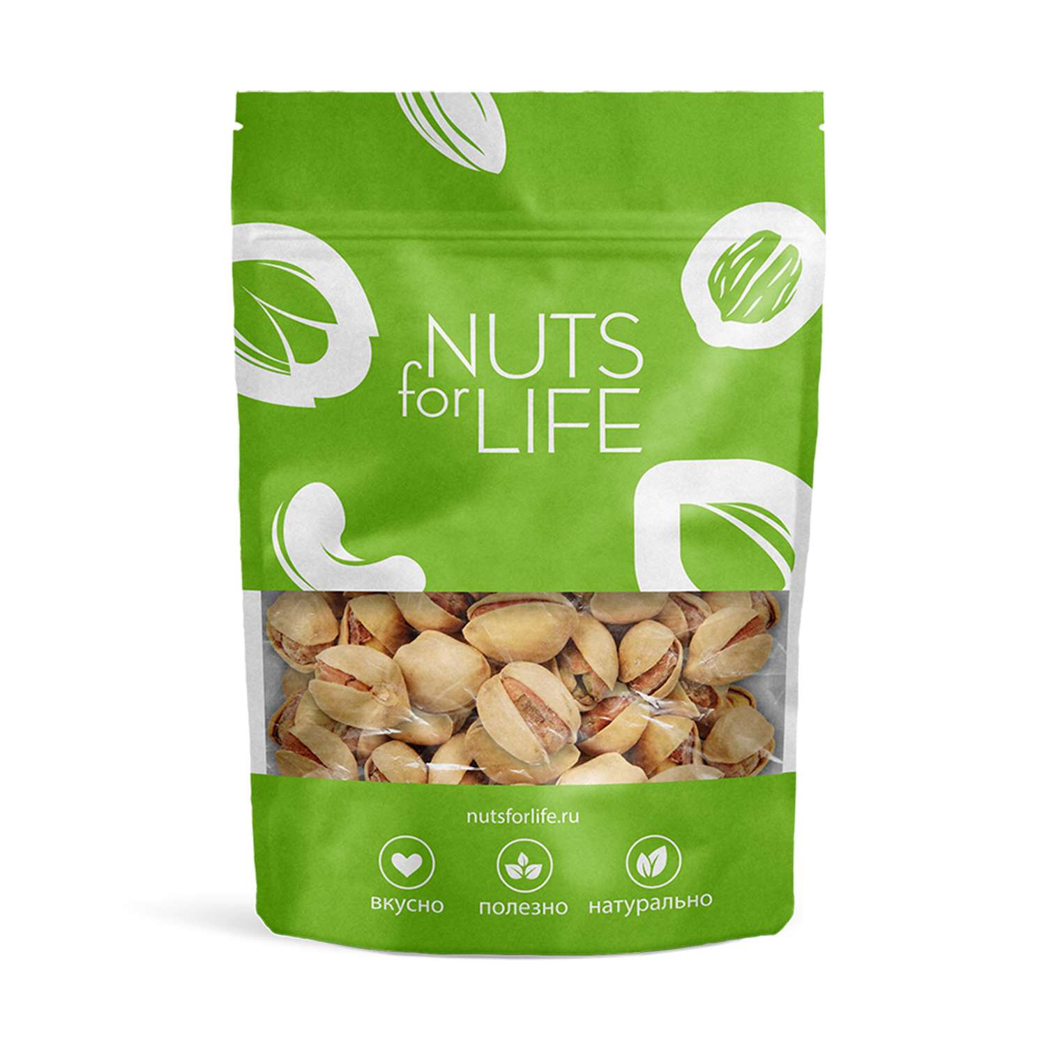 Орехи NUTS for LIFE Фисташки обжаренные с солью 80 г - фото 1