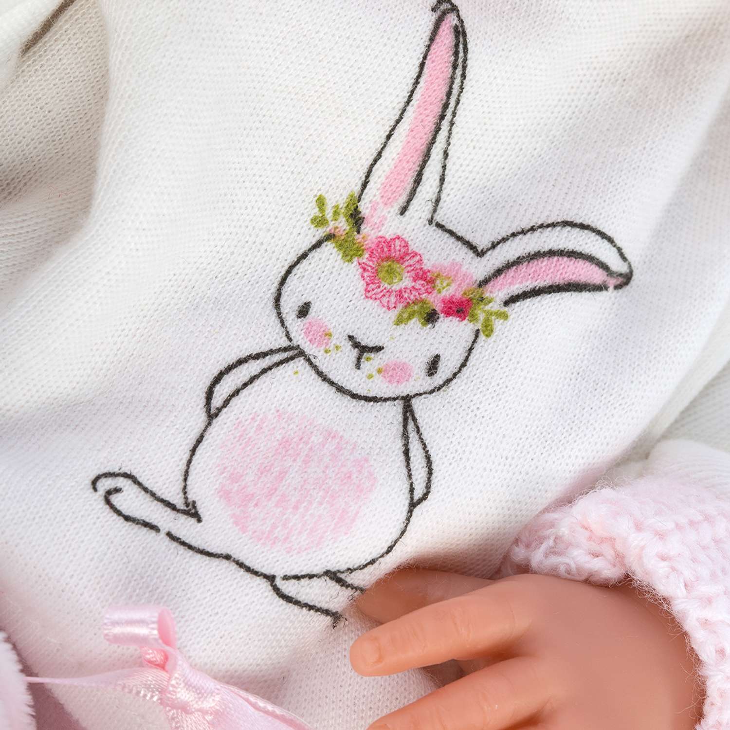 Кукла LLORENS младенец в розовом c одеяльцем 35 см L 63556 - фото 2