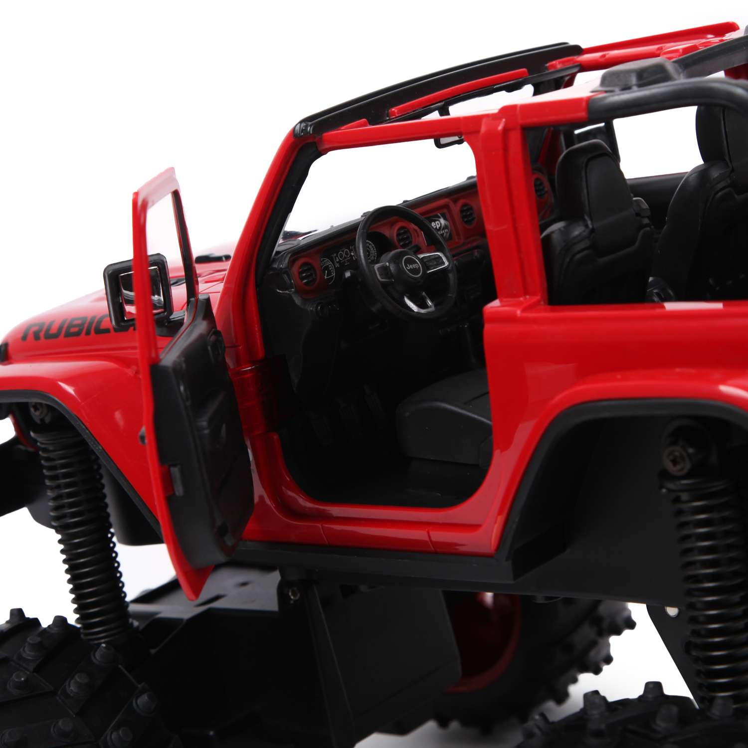 Машина Rastar РУ 1:14 Jeep Wrangler Jl Красная 79410 - фото 5