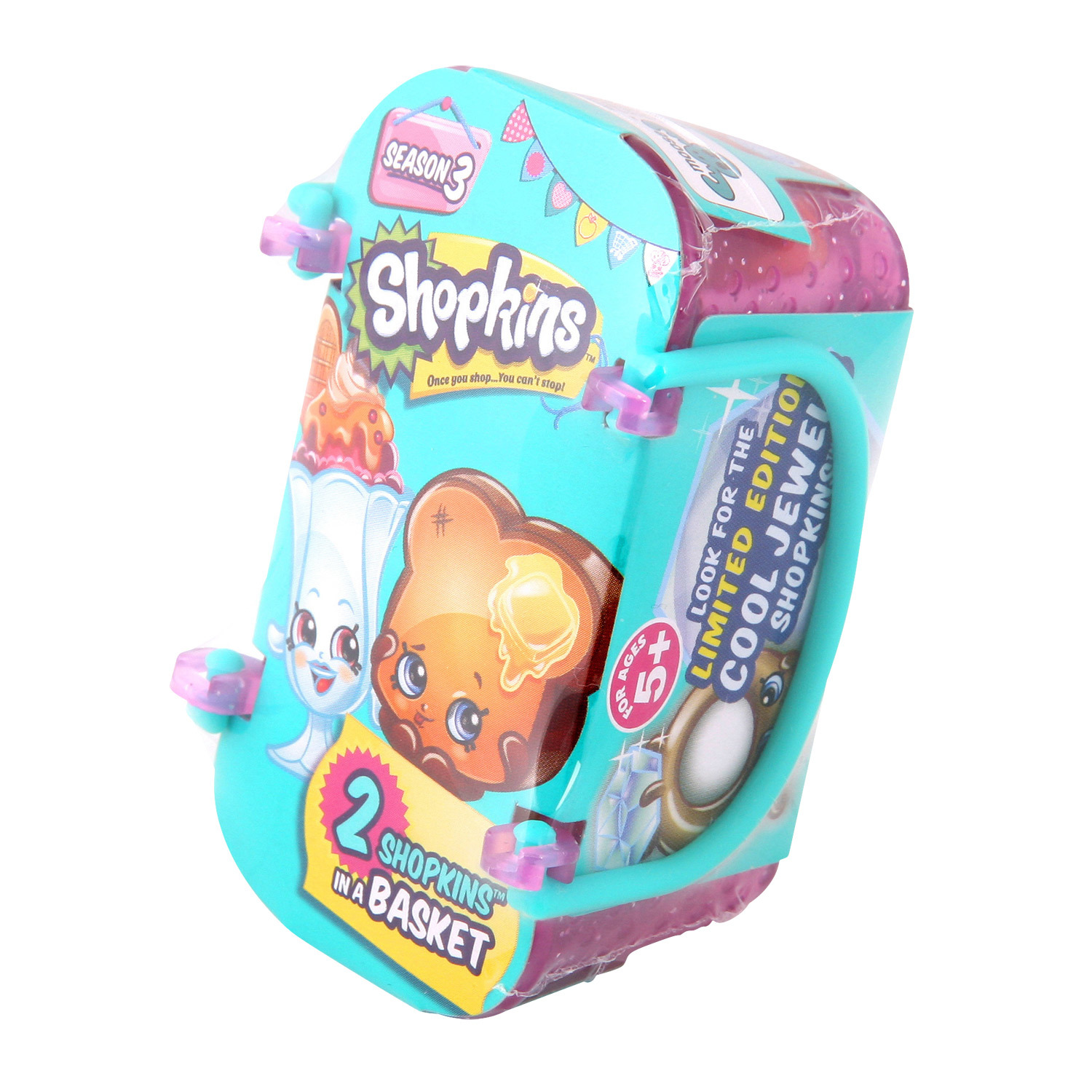 Набор фигурок Shopkins 2 шт в корзиночке в непрозрачной упаковке (Сюрприз) - фото 4