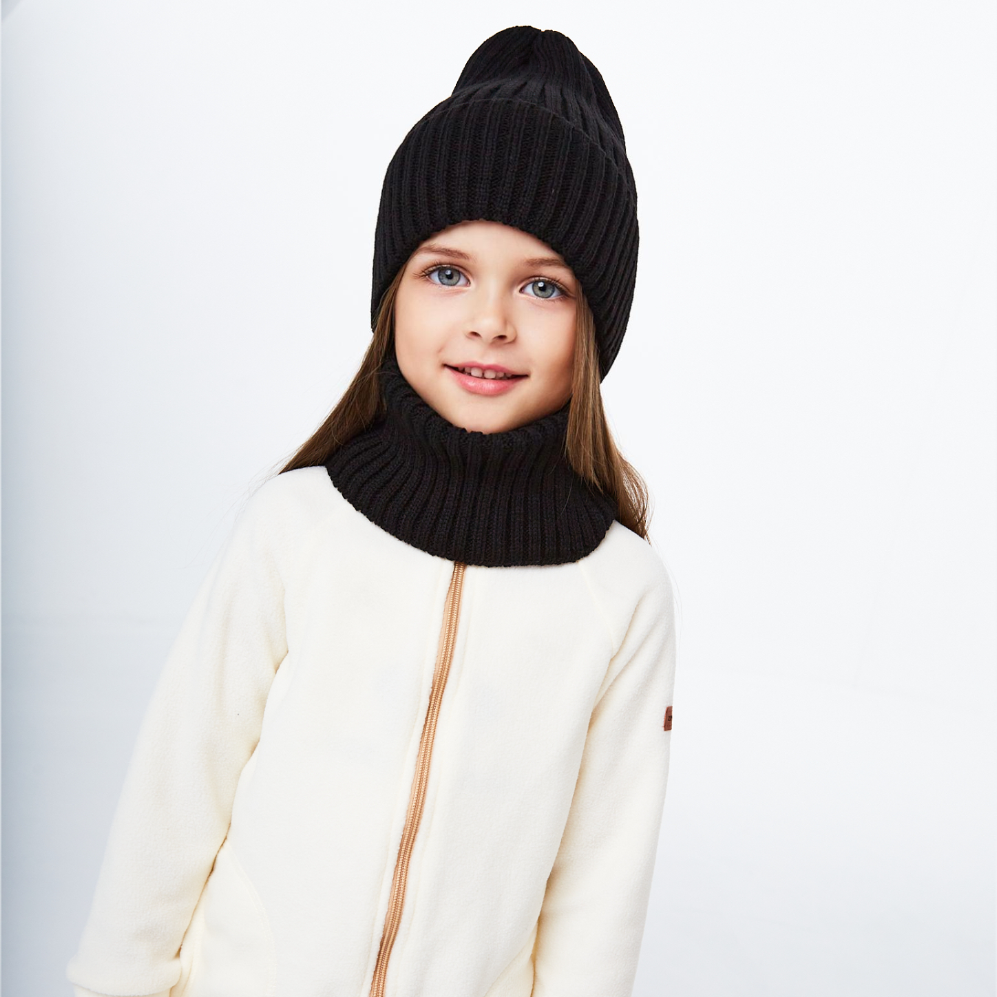 Шапка и снуд NYCkids NYC-H-35-pumpk-black - фото 6