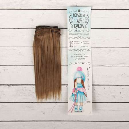 Волосы для кукол Школа Талантов Прямые 15 х 100 см