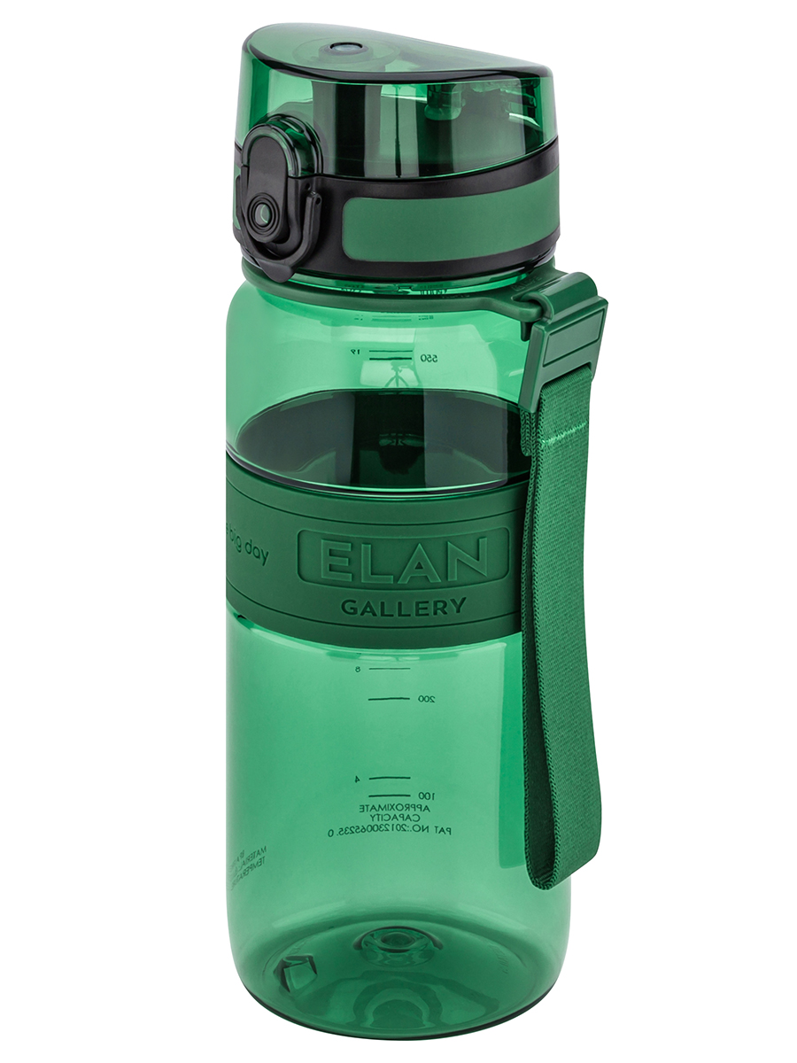 Бутылка для воды Elan Gallery 650 мл Water Balance хвойно-зеленая - фото 5