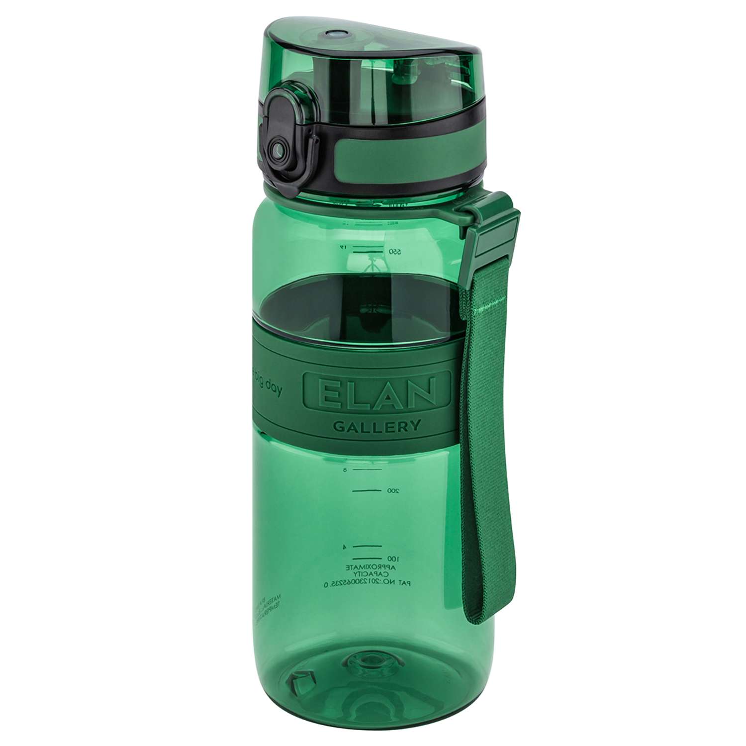 Бутылка для воды Elan Gallery 650 мл Water Balance хвойно-зеленая - фото 5