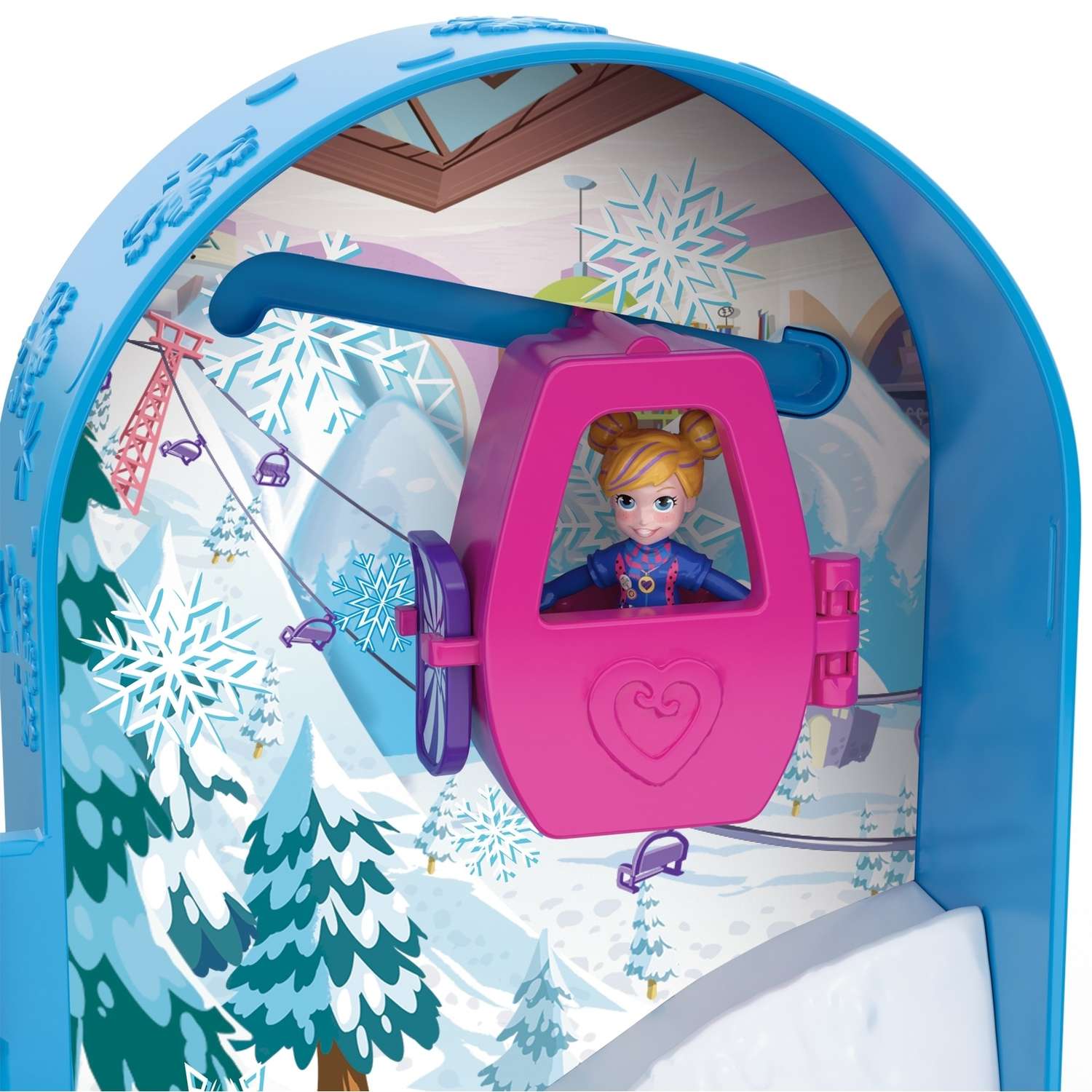 Набор игровой POLLY POCKET Снежный сюрприз компактный FRY37 FRY35 - фото 7