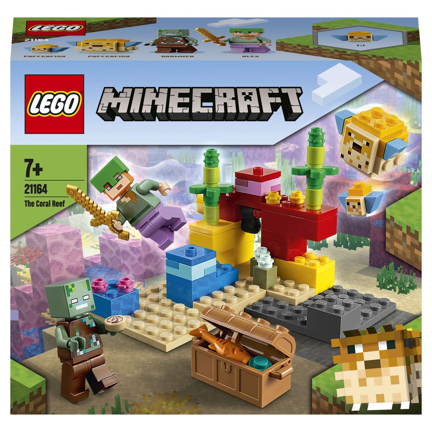 Конструктор LEGO Minecraft Коралловый риф 21164 - фото 2