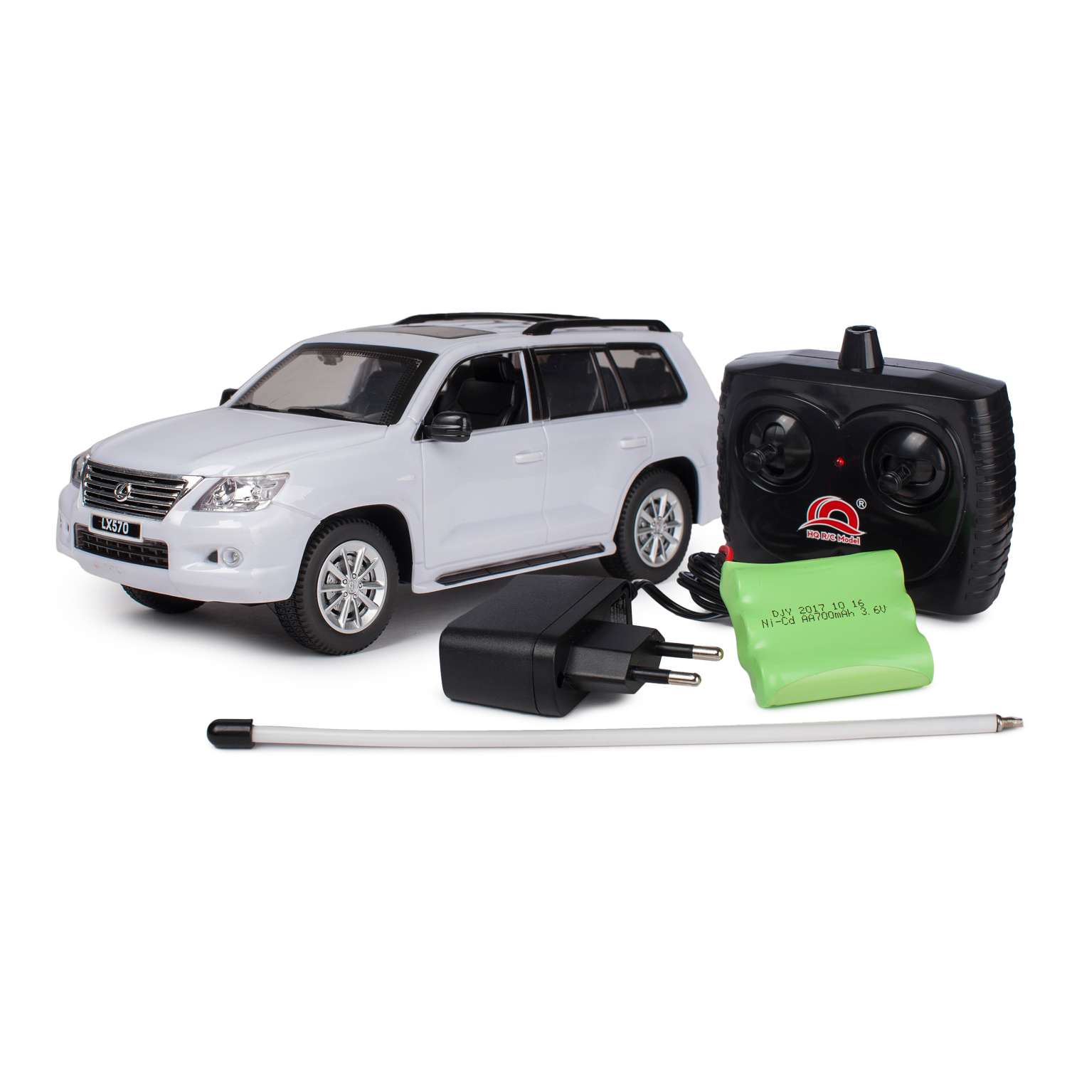 Машинка Mobicaro РУ 1:24 Lexus LX570 Белая - фото 1