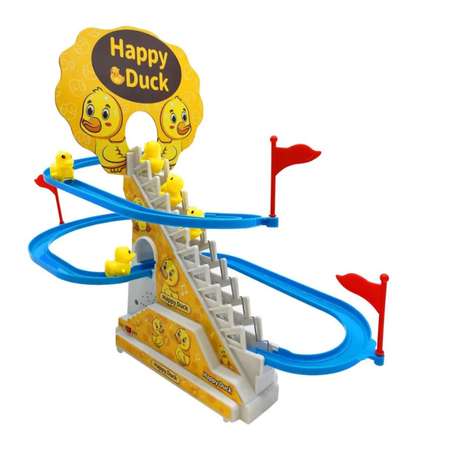 Интерактивная игрушка утята ТОТОША Развивающая бегающие на горке 10 утят в комплекте