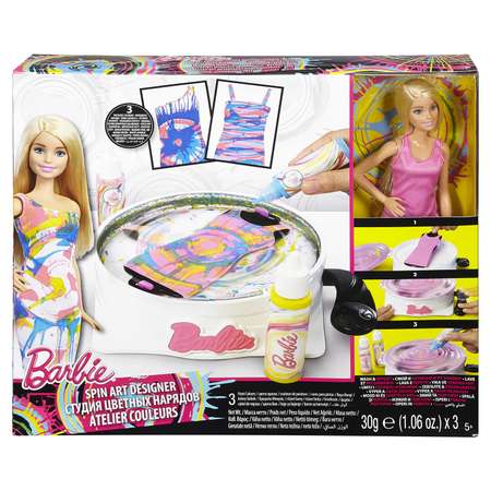 Набор с куклой Barbie для создания цветных нарядов