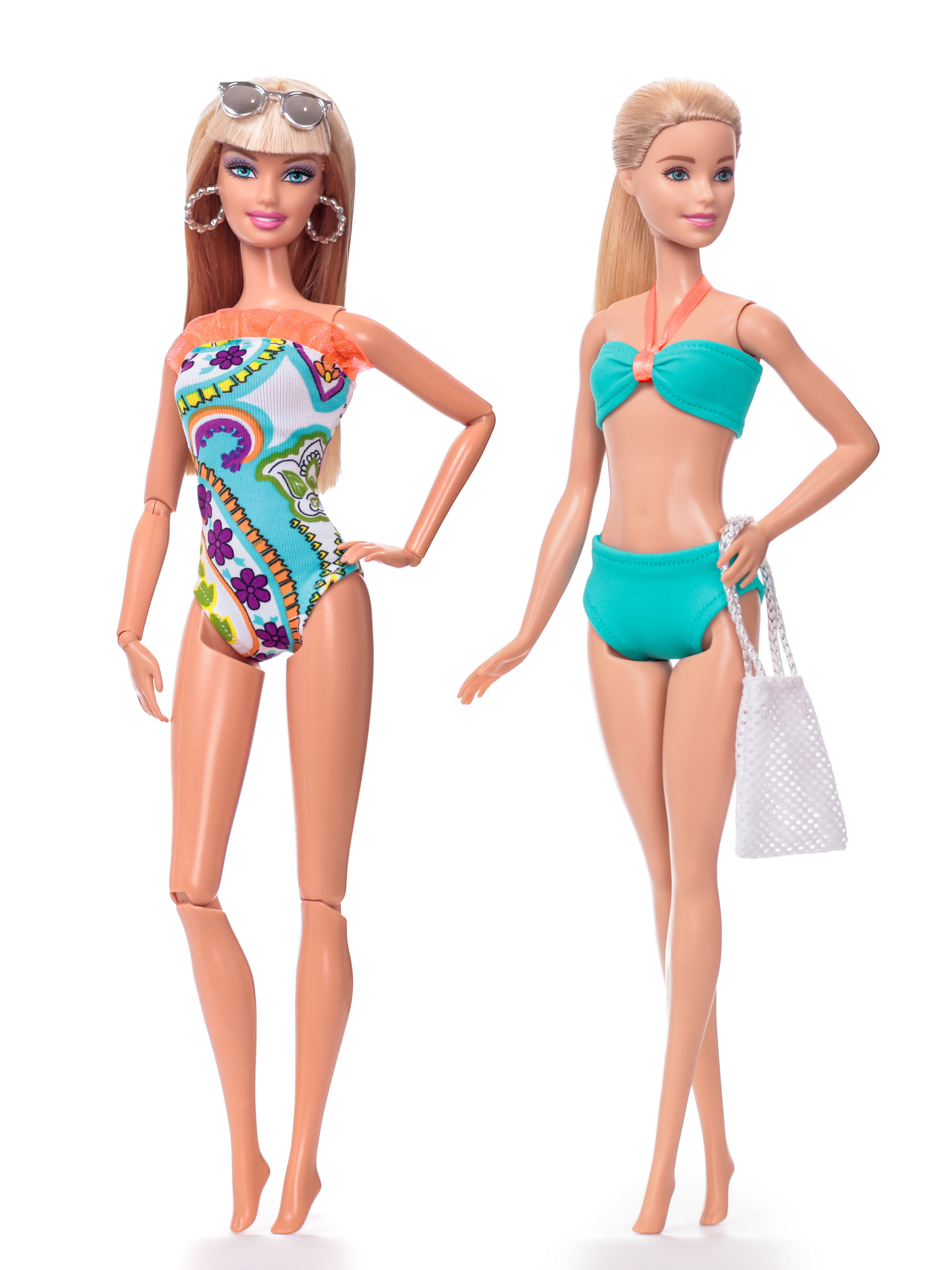 Купальники для кукол типа Barbie 29 см VIANA бирюзовый;оранжевый;фиолетовый 11.266.18.3v - фото 1