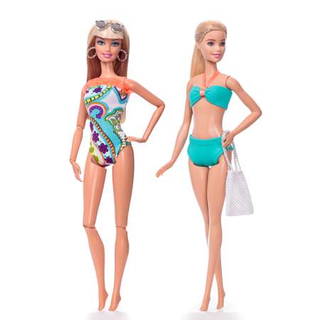 Купальники для кукол типа Barbie 29 см VIANA бирюзовый;оранжевый;фиолетовый