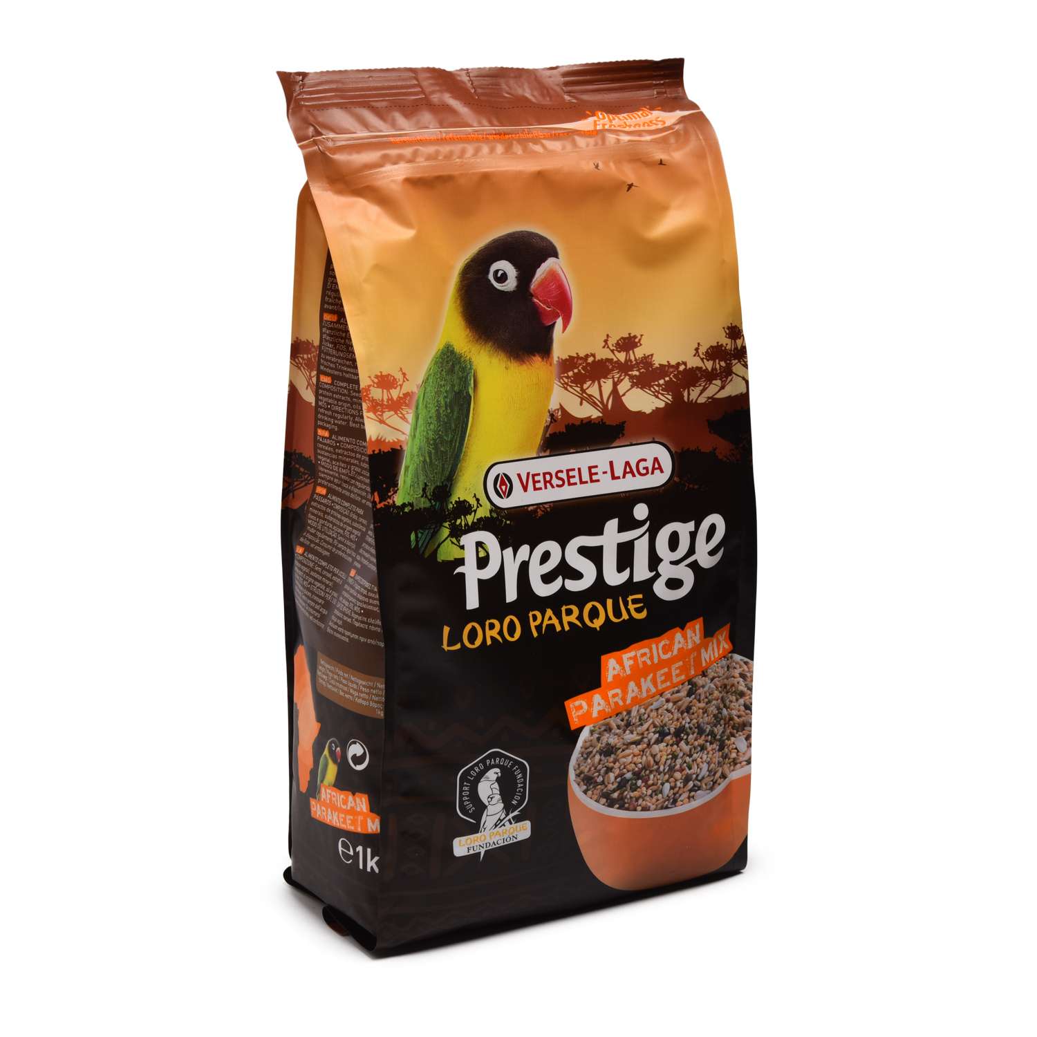 Корм для попугаев Versele-Laga Prestige Premium African Parakeet Loro Parque Mix средних 1кг - фото 1