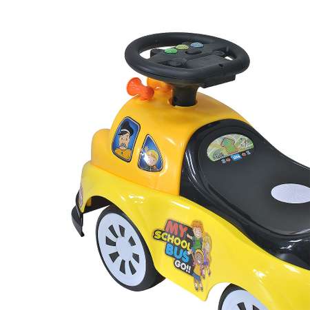 Детская каталка EVERFLO Happy car ЕС-910 yellow