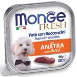 Корм для собак MONGE Dog Fresh утка консервированный 100г