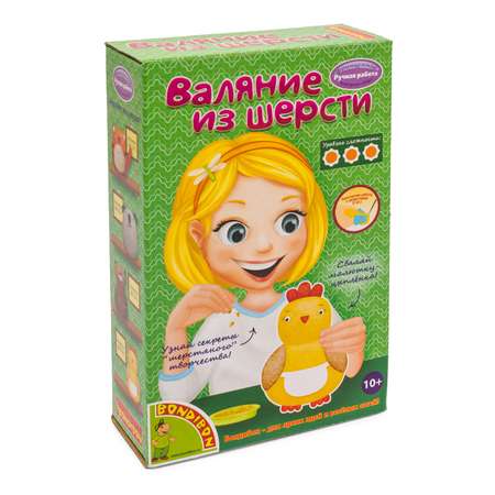 Валяние из шерсти Bondibon Цыпленок