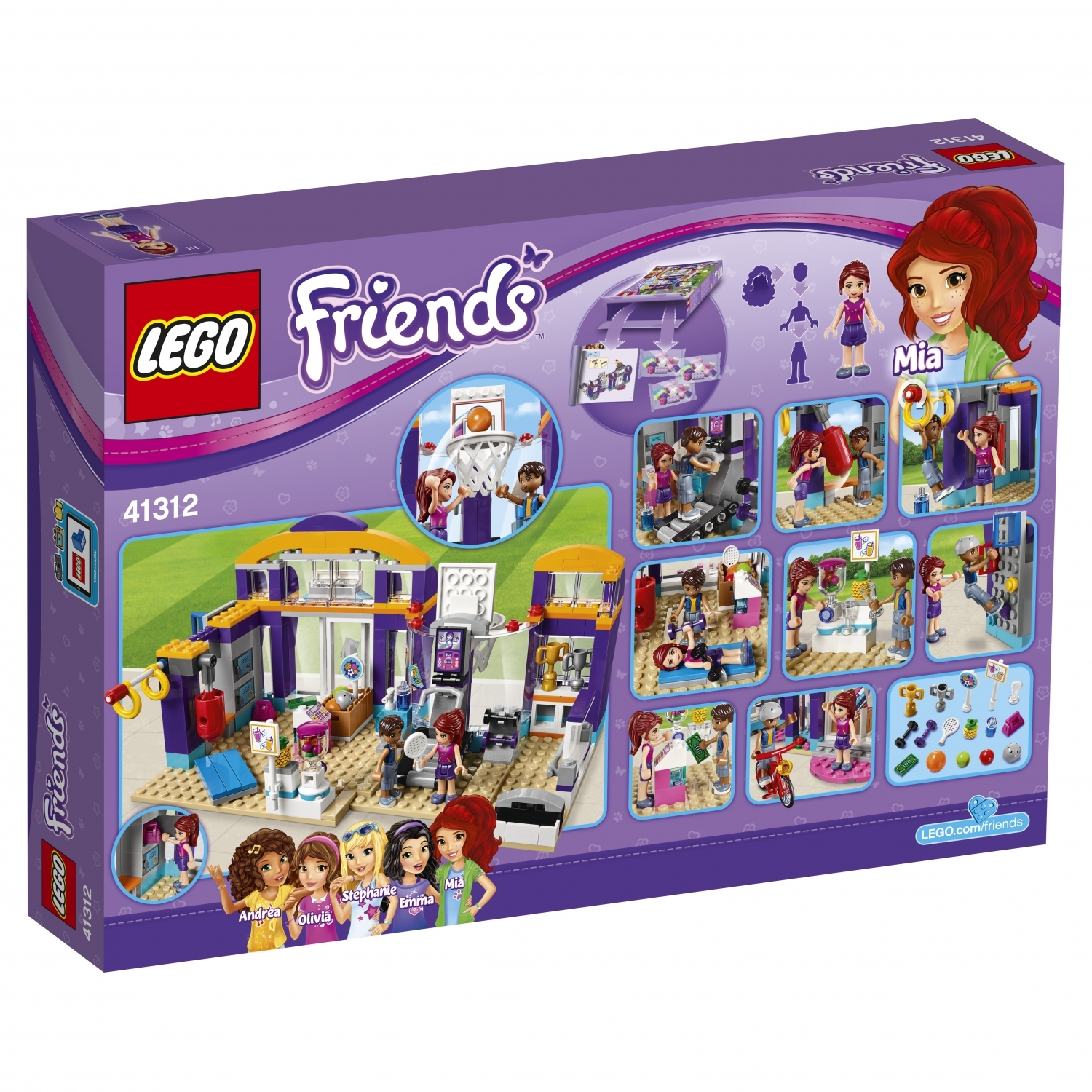 Конструктор LEGO Friends Спортивный центр (41312) - фото 3