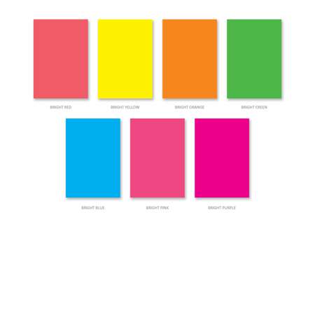 Бумага цветная ArtBerry В5 самоклеящаяся 7цветов 7л 44997