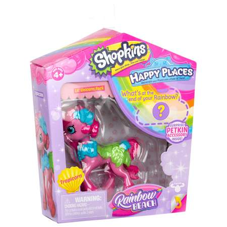 Игрушка Happy Places Shopkins с пони Тропикорн 56847 в непрозрачной упаковке (Сюрприз)