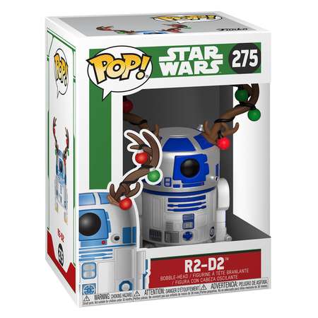 Фигурка Funko POP! Bobble Star Wars Holiday R2-D2 w/Antlers 33891