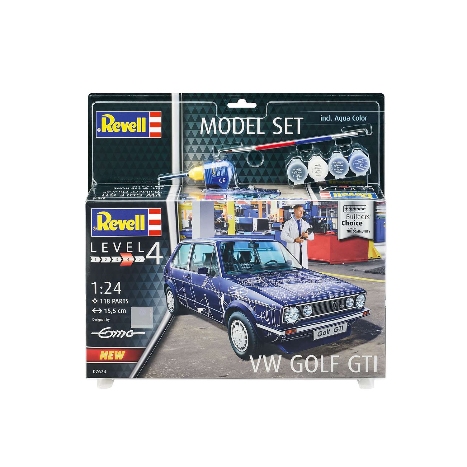 Сборная модель Revell Автомобиль VW Golf Gti Builders Choice 67673 - фото 2