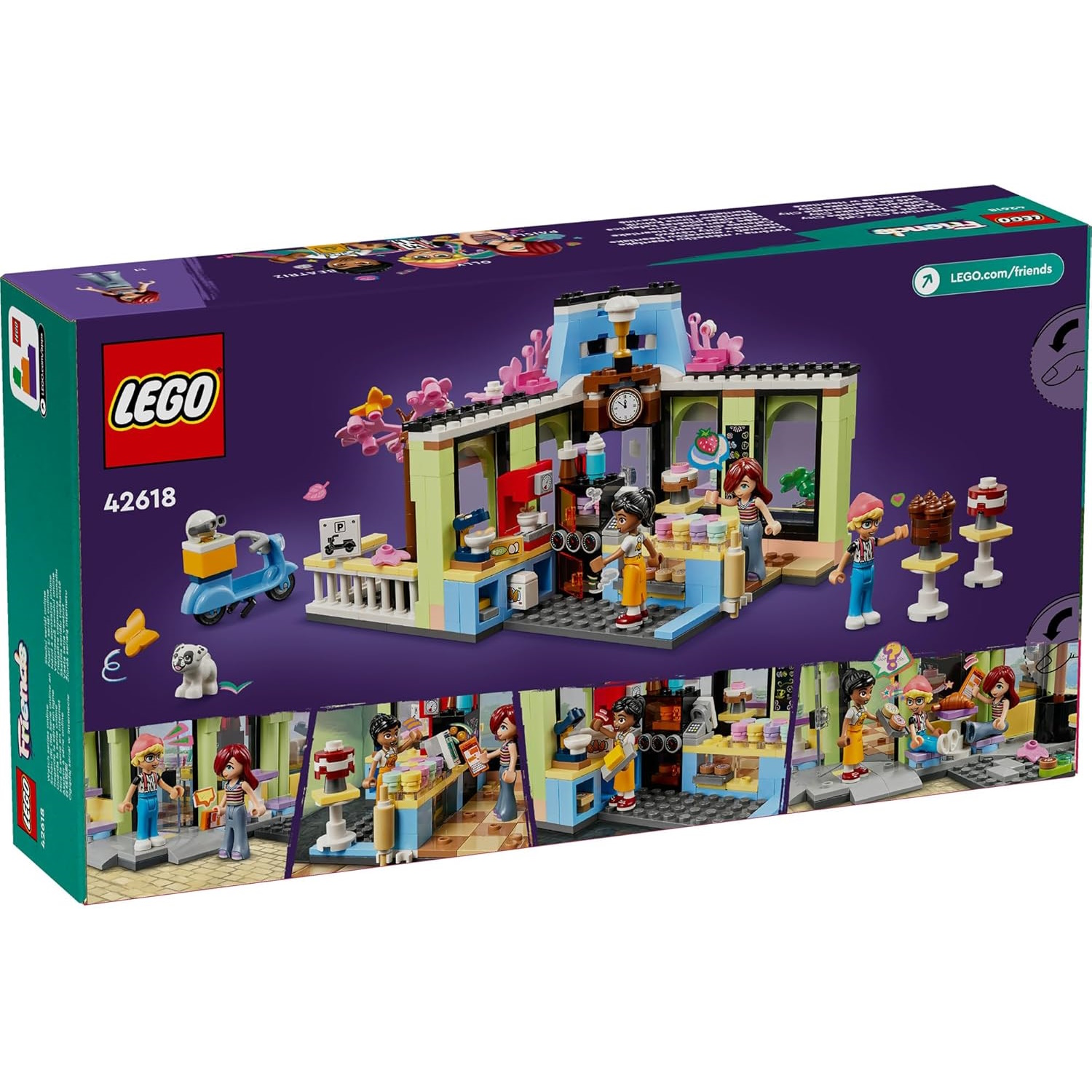 Конструктор LEGO Friends Кафе Хартлейк Сити 42618 - фото 4